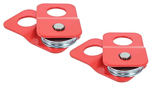 Mytee Products (2 Pack 4 Ton Snatch Block for Recovery Winch, Towing Pulley Blocks 10,500 lbs Capacity, Off Roading, Hauling | Offroad Recovery Accessory for Truck, Tractor, ATV & UTV