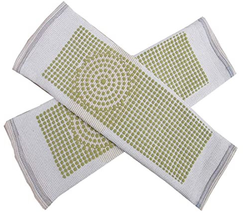 ITODA Kniewärmer Winter Kniebandage Selbstheizend Beinwärmer Extra Lang Knieschützer Magnetfeldtherapie Beinstulpen Thermo Winddicht Kniekompression Damen Herren Knieschoner für Knieschmerzen 1 Paar