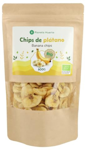 PLANETA HUERTO | Chips de plátano ECO 800 g
