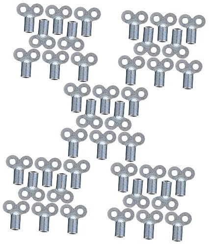 Uonlytech 40pcs Radiator Keys for Bleeding Water Key Air Plumbing Tool for Home Radiators