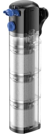 AquaOne Aquarium Filter CF-900S I Regelbarer Innenfilter für Aquarien bis 250 Liter I Pumpe mit 900 L/h Durchfluss I Aquariumfilter für Süß- und Meerwasser Becken