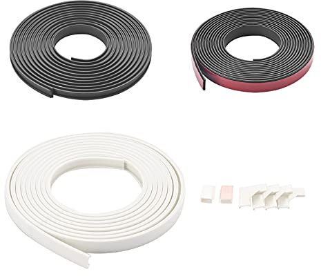 Generic Magnetic Window Screen Frame/Adjustable Window Screen mesh Gauze Link Frame is Suitable for All Kinds of Soft Gauze Conveniently Operate on a Solid Surface of Metal/Wood/Plastic, etc., White