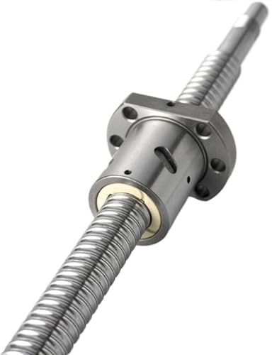 Vite a ricircolo di sfere con dado Vite a ricircolo di sfere SFU1204 C7 for mano sinistra con stampante 3D CNC con lavorazione finale a dado a ricircolo di sfere singolo con flangia 1204 ( Size : 400m
