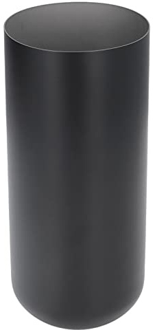 Blumenvase aus Metall, Edelstahl, Esstisch, Moderner Stil, Schwarz, Einfache Vasen für Zimmer, Vasen