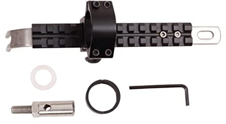 Jorzer Bogenschießen Beleuchtung Bracke Bogen Pfeil Taschenlampe Halterung Heavy Duty Metall Montieren Stabilisator für Compound Bogen
