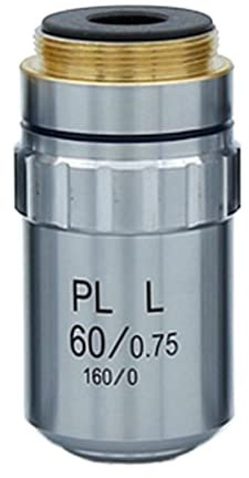 Mikroskop-Zubehör-Set, achromatische Objektivlinse, 40-facher Metallografie-Mikroskop mit großem Arbeitsabstand, 20,2 mm/RMS-Objektträger