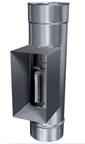 Kamin. - Schornsteinsanierung Reinigung/Prüföffnung mit Klappe DN 150 mm 0,6 mm