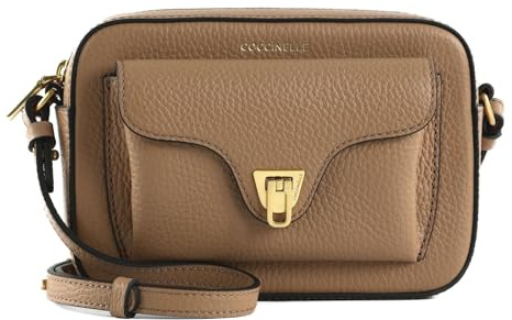 Coccinelle Leder Umhängetasche Beat Soft Crossbody Bag Skin hellbraun