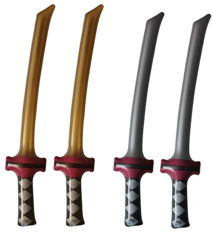 OUDQFCJ 4 Pcs Ninja Schwert Kinder Ninja Geburtstagsdeko Kindergeburtstag Mitgebsel Ninja Geburtstag Party Mitgebsel