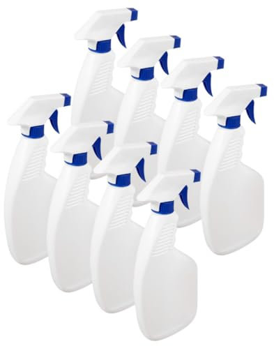 PENIKOKO 8stücke Leere Sprühflasche Aus Kunststoff Wiederverwendbare Reinigungsflaschen Sprühflaschen Für Haushaltsreinigungslösungen Mit Flaschensprüher