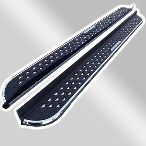 Compatible con Peugeot 5008 2017-2022 estribo fijo de aluminio/barra Nerf de escalón lateral, kit completo de accesorios para coche (bolitas plateadas de estrellas de cielo completo) (BXGMTX)