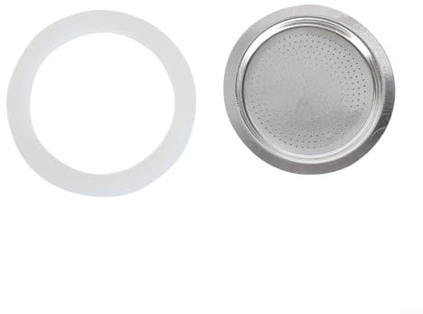 BlesConi Anneaux d'étanchéité de rechange en caoutchouc de silicone pour cafetière à moka, cafetière, expresso, cuisinière italienne, plusieurs tailles (2 tasses + tamis )