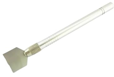 WKWPYCYUH Raschietto for pasta saldante interamente in alluminio, coltello spudger, lama in acciaio inossidabile, strumenti di riparazione BGA Strumenti per la riparazione dei telefoni cellular(20MM)