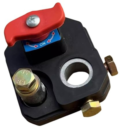 Batterie Hauptschalter Fahrzeug – 12V 24V Strom Trennschalter, Universeller Schnelltrenner | Marine Solarboot Motorrad Auto Truck Stromkreis Unterbrecher Not Aus Sicherheits Zubehör