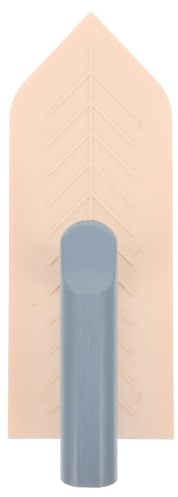 jojofuny Llana de acabado para enlucido: Llana de plástico con mango para alisar superficies de mampostería, herramienta artística para renovaciones de bricolaje.