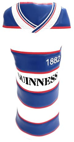 Caddy Club Golf Headcover – QPR Fairway huvudbonad – perfekt golfgåva – passar alla större märken – klassiska fotbollsklubbsdesigner – premiumsömnad, hållbart foder