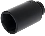 GEDORE red Schlagschraubereinsatz, Nuss, 1/2 12,5 mm Antrieb, 6-kant, SW 32 mm, lang, maschinenbetätigt, Auto/KFZ, R63003215