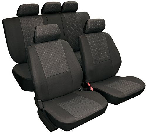 Vip - Fundas de asiento para coche, Universales, modelo URAL, color gris, 9 piezas.