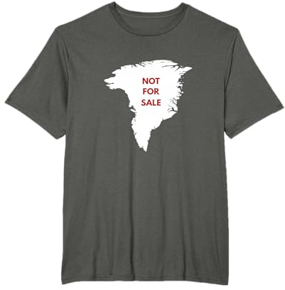 Grönland, nicht zu verkaufen, Karte von Grönland T-Shirt
