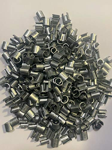 250 Wire Mesh Clips - Gabions, Cage making, Fencing, Mesh Panels Clinch Clips