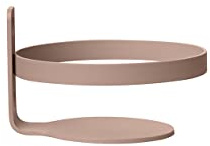 blomus Wandhalterung SONO | Badaccessoire | Farbe Misty Rose| lackierter Edelstahl | für Seifenspender & Zahnputzbecher