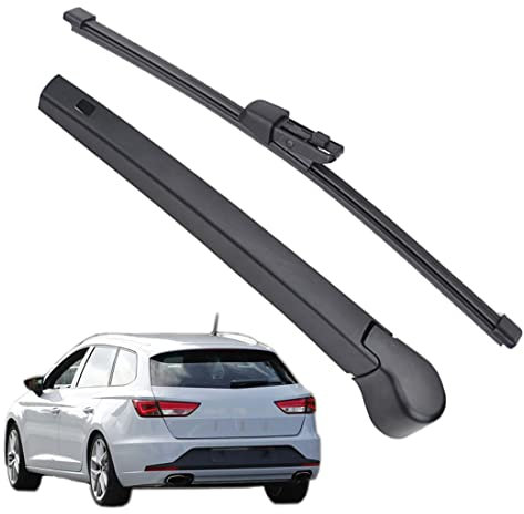 Scheibenwischer Für Auto Scheiben Wiper Blades Für Leon MK3 2012-2020 Wischerblatt Vorne Wischblätter Gummi Windshield Wipers 650mm+400mm fit Schieberegler,Rear Window Wiper 350mm+Wiper arm