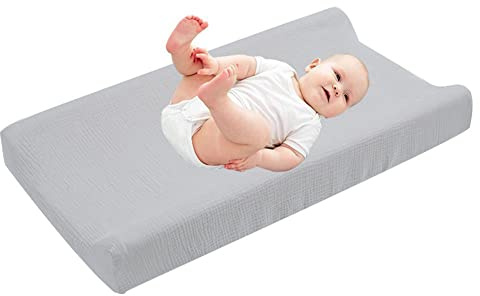 LICHENGTAI Bezüge für Baby Wickelauflagen, Super Weich Cradle Matratze Wickelauflagen Säugling Stretchy Stoff Wickeltisch Abdeckung Wickelunterlage Baby Nursery Windel Wickelunterlage 81 x 41 x13cm