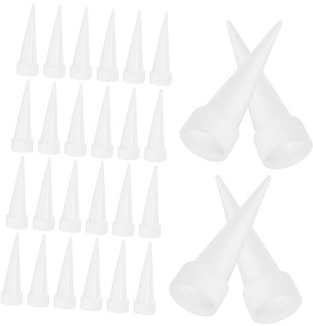 NUOBESTY 100pièces Kit Embouts De Calfeutrage Outil De Finition Avec Buses De Colle Embouts De Calfeutrage Pour Applicateur Kit Outils De