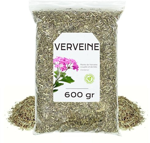 Verbena 600g - Te de Verbena - Infusion de Verbena - Verbena Cortado y Secado - Verbena a Granel (600 gr)