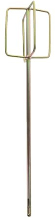 Golden Steel Paint Mixing Rod Attachment for Drill, Sturdy Mixer