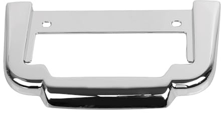 YDLMT Chrome Motorcycle Rear License Plate Frame Bracket Holder Mount Fit for Harley Tri Glide Ultra Classics FLHTCUTG 2011-2023, FLHXXX 2010-2011