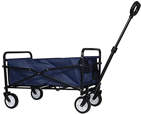 Chariot pliable portable pour pique-nique extérieur Chariot à roulettes pour le shopping et le transport de jardin