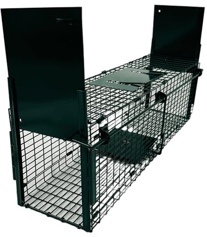 Paladian Piège à Animaux 60 cm en Acier - Nasse pour Souris, Rats et Autres rongeurs - Format Pliable, économique et réutilisable - Usage intérieur et extérieur - 60x18x20 - Marque Française