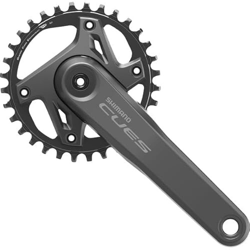 Shimano CUES FC-U6000 1x9/10/11-fach Kurbelgarnitur, Black, 170 mm