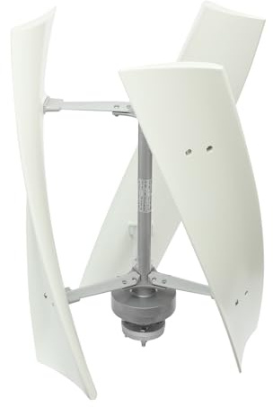Vertikaler Windturbinen-Generator Windgenerator Windkraftanlagen Windkraftanlage 100W für Erneuerbare Energie 12V/24V Kleinwindkraftanlage für Offgrid Stromversorgung (12, Volt)