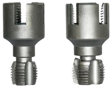 Macchina Filettatura | Doppia Filettatrice per Condotti Acqua | Strumento di Filettatura e Taglio per Riparazione Domestica Automobile Industriale - Idraulica, Officina, Costruzione, Esterno e Legno