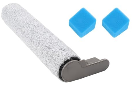FACAIIO Replacement Roller Brush Filters Compatible with ED12 Pro Vacuum Cleaner, 1 Set with Sponge and Lint Removal Tool for Wet Dry Use(A)