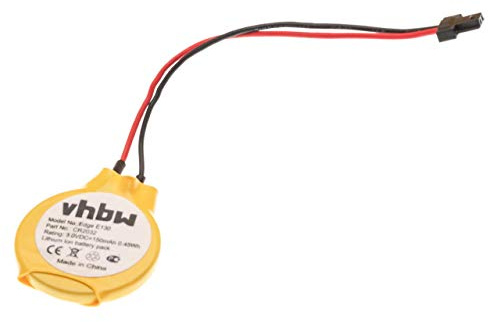 vhbw BIOS-Batterie kompatibel mit Lenovo ThinkPad Edge 11 | E130, E120, E125 Computer Notebook (150 mAh, 3 V, Li-Ion)
