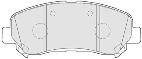 VALEO - Plaquettes de frein First - 301067 - Jeu de 4 plaquettes - Essieu avant - Entièrement équipés avec accessoires montés