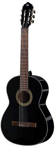 Klassikgitarre Student Schwarz 4/4