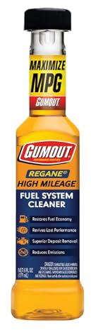 Gumout 510023 Regane High Mileage Fuel System Cleaner, 6 oz. (Pack of 6) (510023W-6PK)