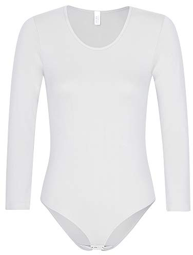 r-dessous 1-3 Stück Damen langarm Body nahtlose Mikrofaser für Sport