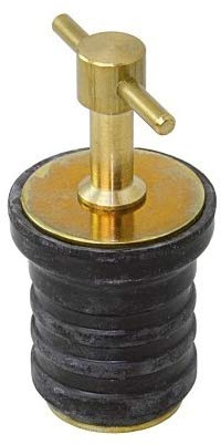 Lindemann Lenzstopfen Verschlussstopfen Lenzventil Bilgestopfen Messing 25mm