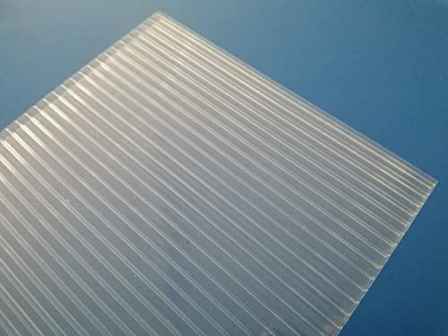 Stegplatten Ersatzplatten für Gewächshaus 6 mm klar farblos UV-geschützt (L x B = 1475 x 605 mm)