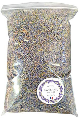 French Lavender Buds Natural Dried Flowers Wholesale Super Blue Grade From Provence, France (500g)