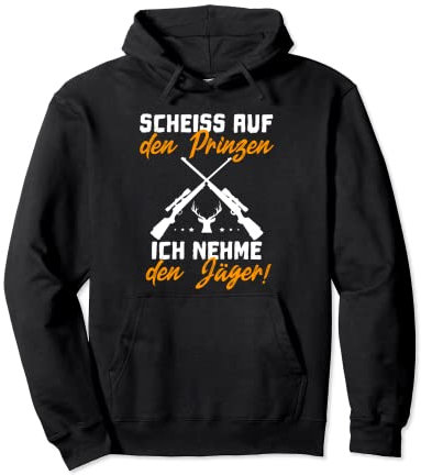 Jagd Jagdbekleidung Damen Ich nehme den Jäger Pullover Hoodie
