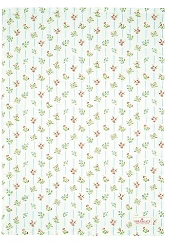 GreenGate [W] Tea Towel Hannah White