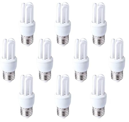 T.E Lampadina 3tobu a basso consumo E27 (3000 K luce gialla 13 W (10 pezzi)