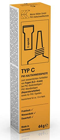 Pâte à souder à froid pour réparer et assembler le PVC