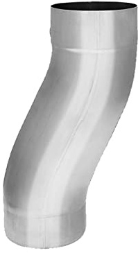 Baumeister.tech Meister-Sockelknie aus Stahl verzinkt in den Größen 80 mm - Sockelwinkel mit 60 mm Ausladung - Fallrohr DN 80